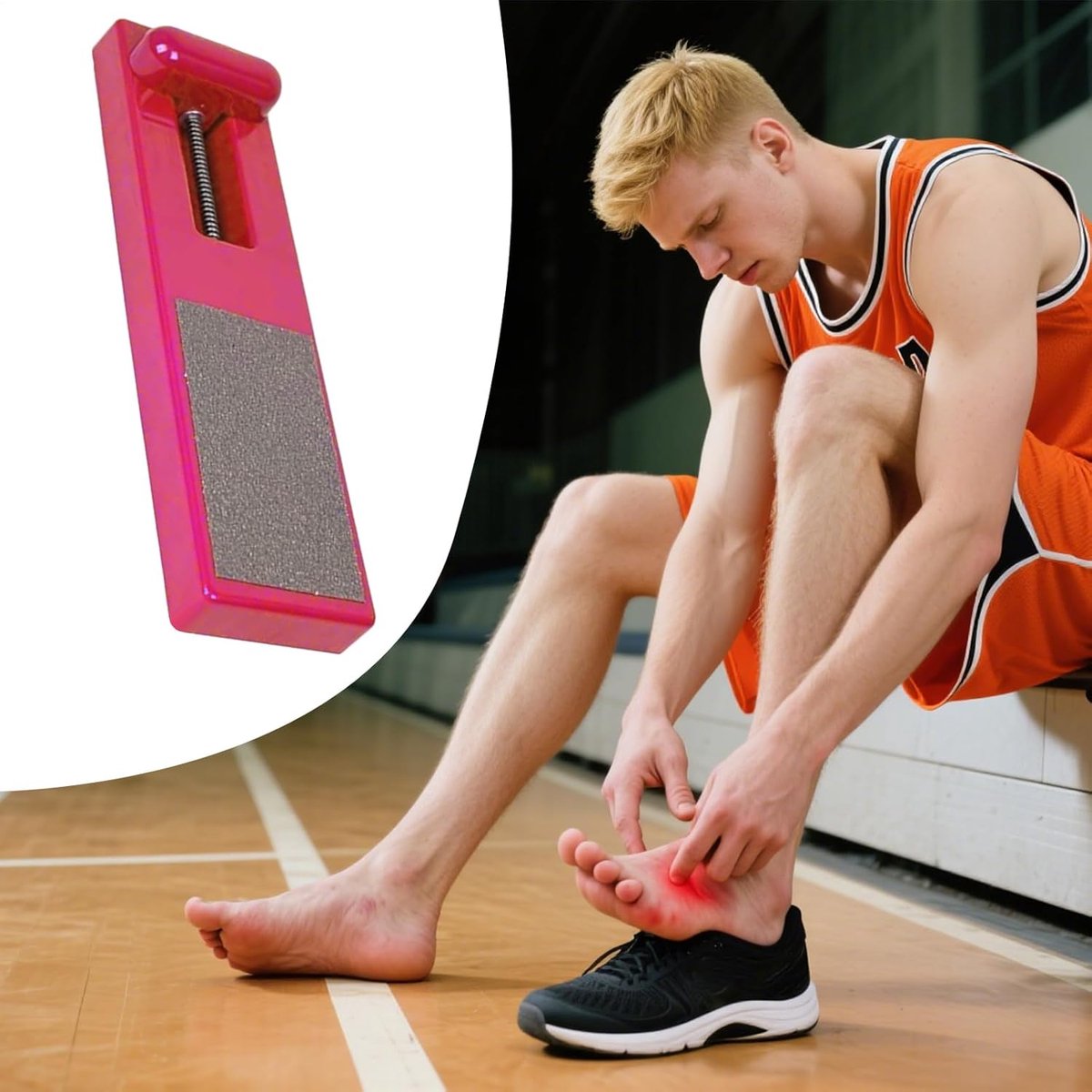 Voettrainer - Ballet trainer - Dans en yoga - Verbetert stabiliteit - 30 cm lengte - Rood