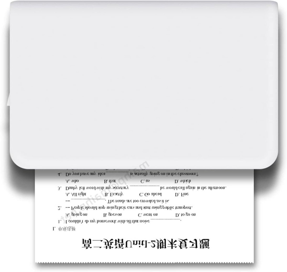 Draagbare Printer - Mini Label Printer - Labels Printen - Hoge Resolutie 300 DPI - 113mm Breedte - Zwart