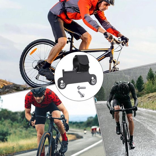 Fietspomphouder - Frame houder - Fietsen - Compact en licht - 2 cm diameter - Zwart — afbeelding 3