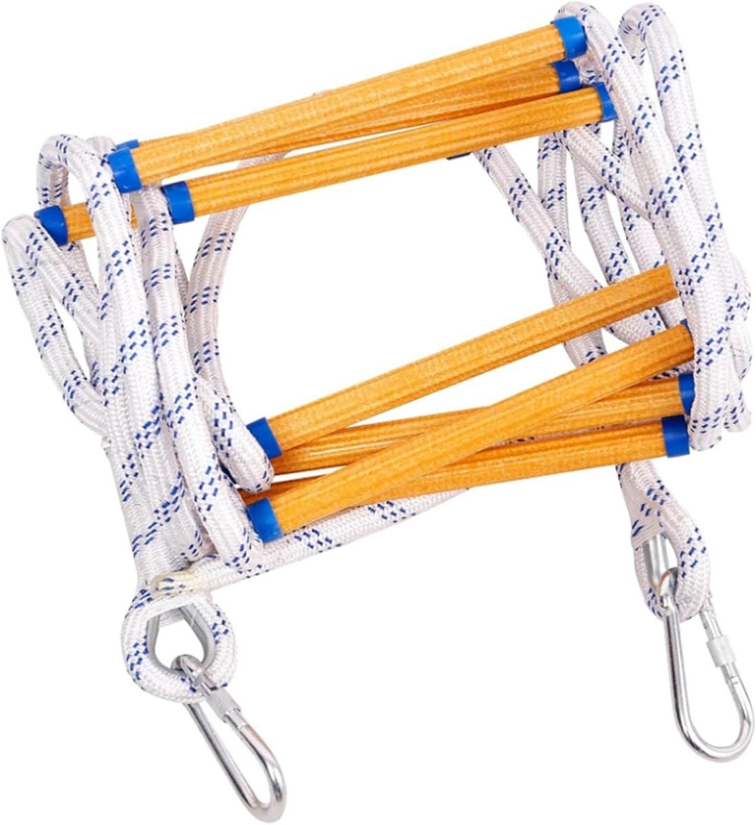 Touwladder Noodladder - Brandladder Vluchtladder - Veilig Ontsnappen - Vlambestendig Polyester - 5 meter - Niet gespecificeerd
