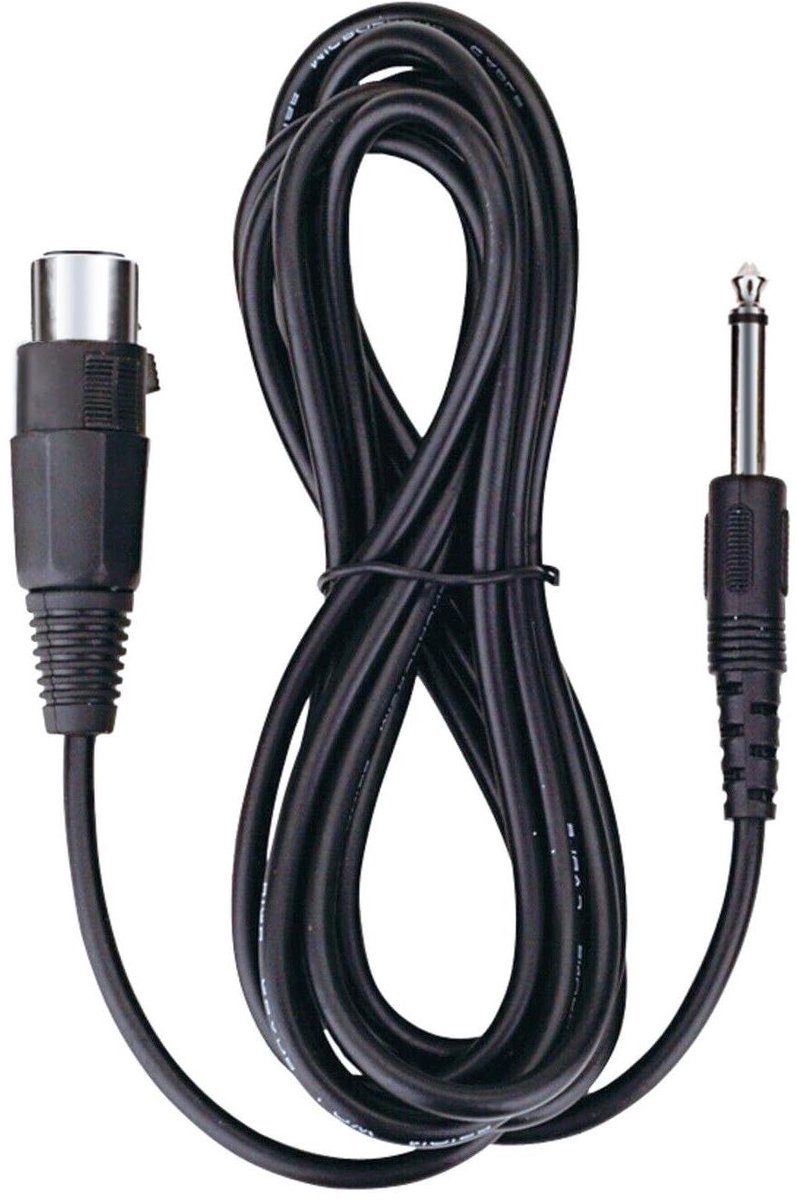 Microfoon Kabel - XLR TS - Muziek Opnemen - Corrosiebestendige Connectoren - 5 Meter - Zwart