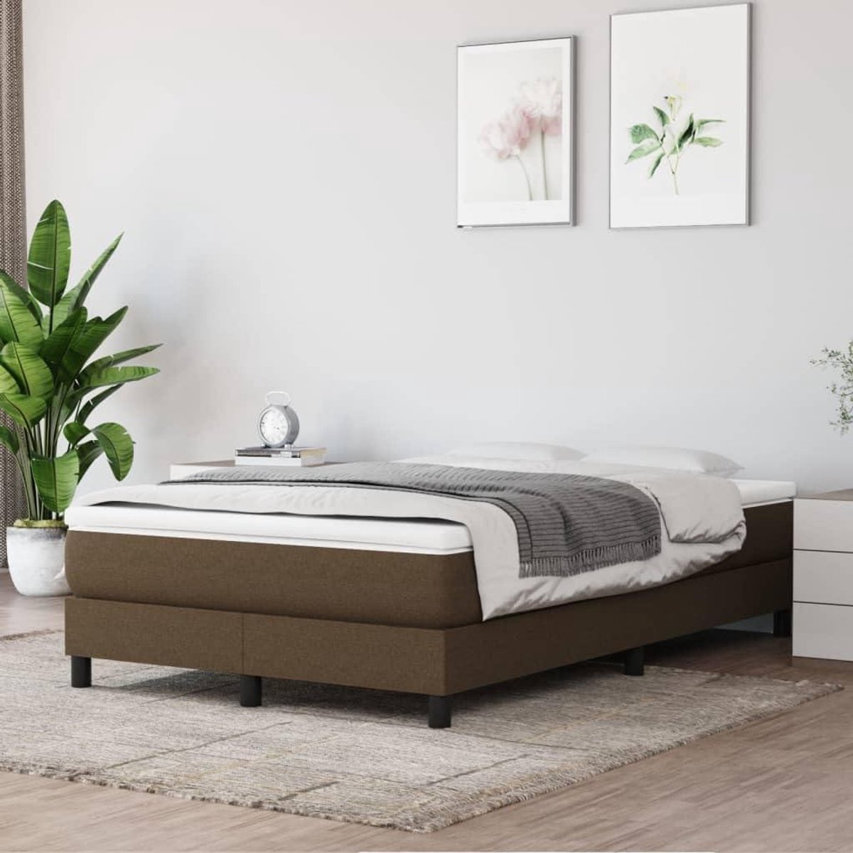 Bedframe - Gastenbed Tienerbed - Rustige Nachtrust - Stevige Steunpoten - 120x200cm - Donk