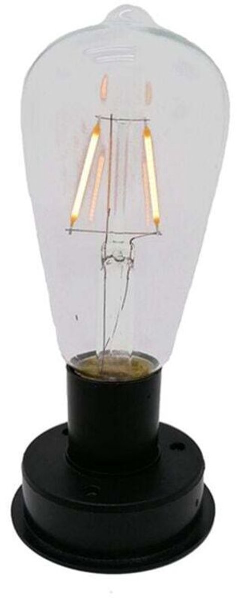 Eén LED-lamp geschikt voor wolfraamgloeidraad op zonne-energie, kleurtemperatuur 2800K, geschikt voor sensorgeschikt voor automatische inschakeling, geschikt voor tuinen, schuttingen en nachtverlichting (8,5 cm).