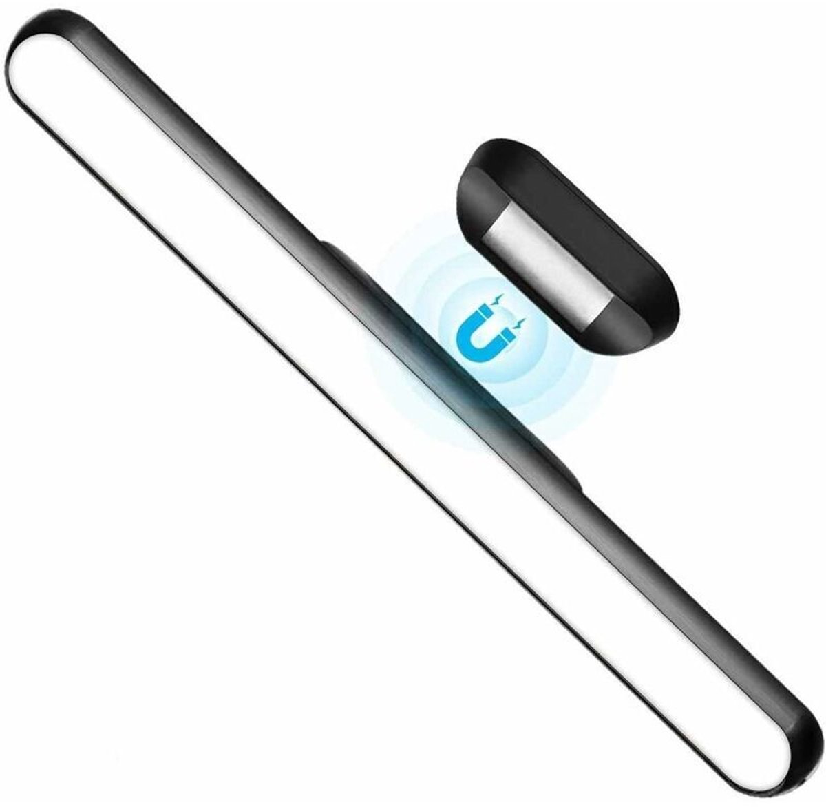 Nachtlampjegeschikt voor kledingkast - Dimbaar via aanraakbediening, 3W magnetisch spiegellampje, zelfklevend leeslampje, oplaadbaar via USB.