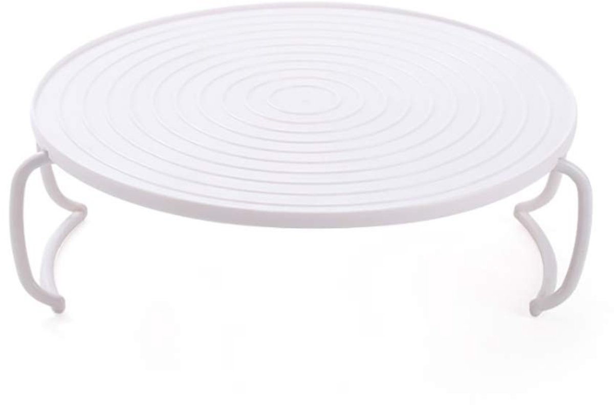 Dailygoods - Magnetron Plate Stacker - Magnetron Lade - Veilig en Praktisch - 39x39 cm - Kookgerei - Geschikt voor Snacks - Plastic