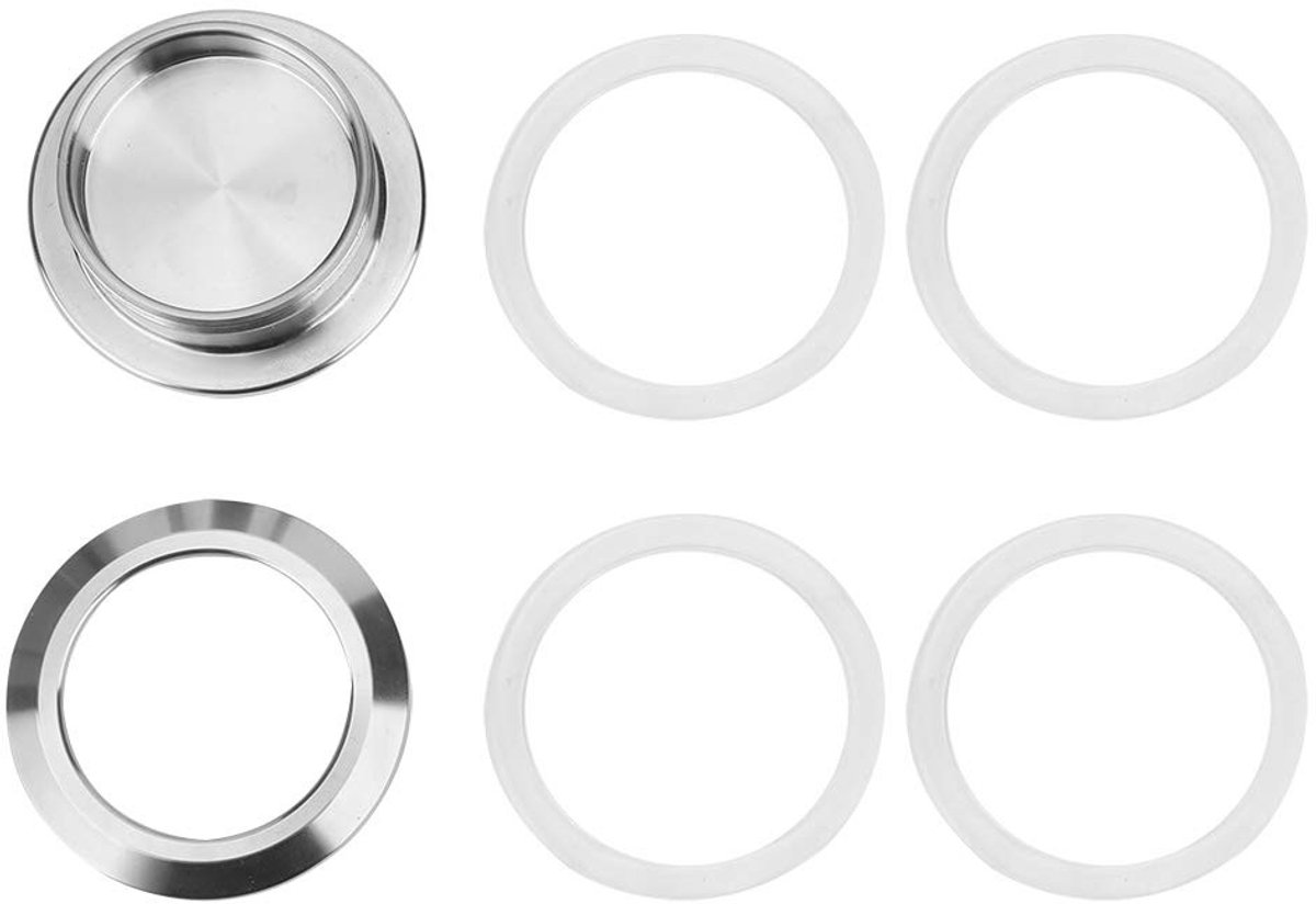 ZEYNOMAX- Deurklink Vergrendeling - Ronde Deurklink - Roestvrij Staal - Voor Glazen Deur - Douchedeur - Afmetingen 6x2.4cm