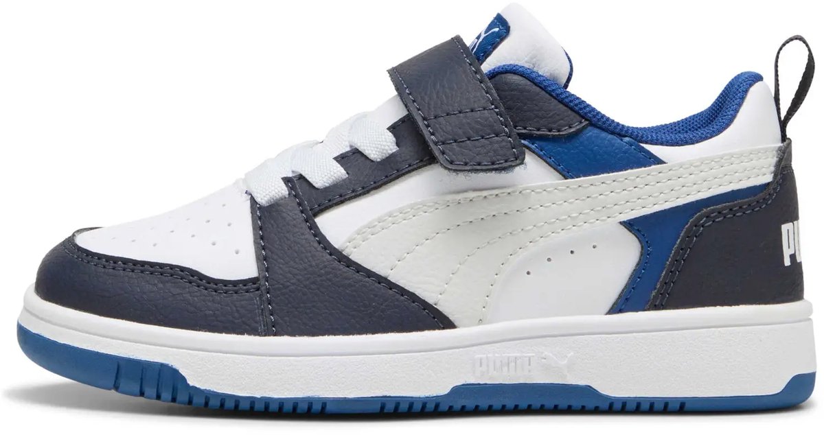 Kindertrainers Puma Rebound V6 Lo AC+ PS Wit