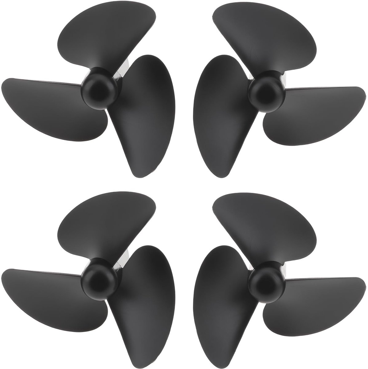 Dailygoods- Bootpropellers 26mm - Vervangingsonderdelen - 2 Paar - Links/Rechts - Duurzaam Plastic - Efficiënte Stuwkracht - Schroeven