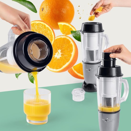 Mini Blender - Persoonlijke Mixer - Gezonde Drankjes Maken - Compact Ontwerp - 300 ml - Zwart van MINI — afbeelding 2