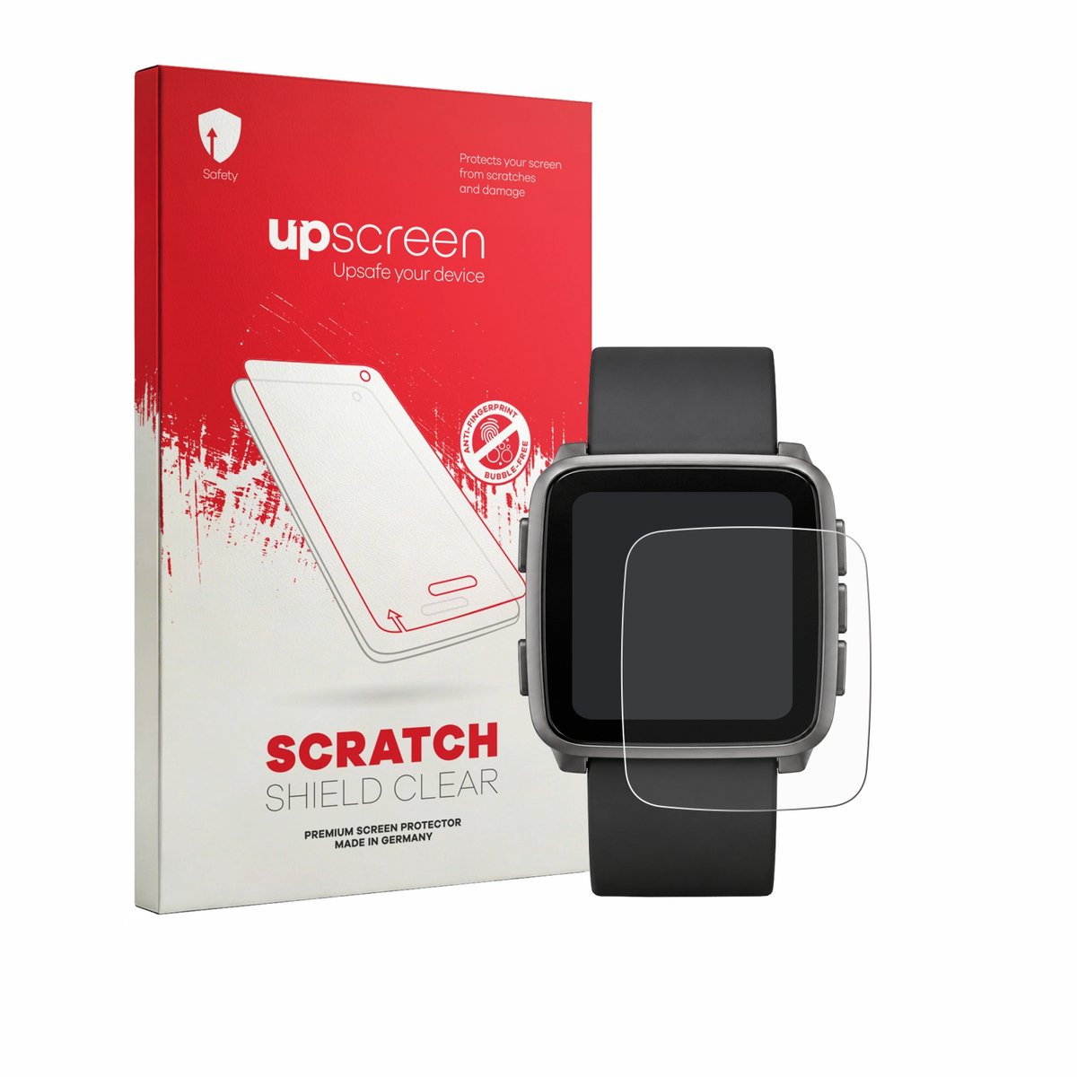 upscreen - Screenprotector voor Pebble Time 2 2026 - Folie Beschermfolie transparant