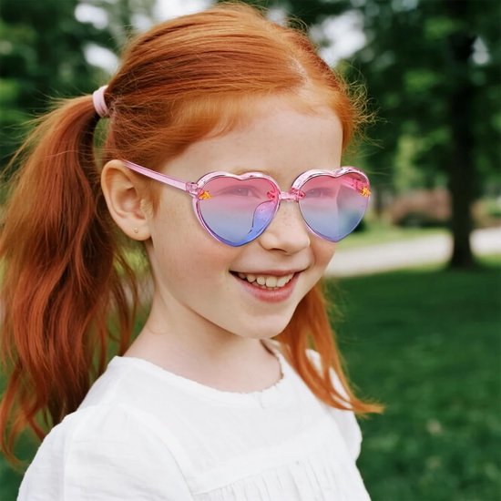 Hartvormige Zonnebril - Kinderzonnebril Feest - Buiten Spelen - Drie Stuks Set van Merkloos — afbeelding 4