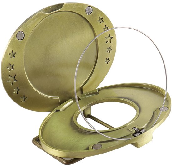 VLEMICO- Bierriemgesp Klassiek Brons - Draagbare Drankhouder - Handsfree Bierhouder - Geschikt voor Picknick/BBQ/Camping - Duurzaam - Innovatief Design — afbeelding 5