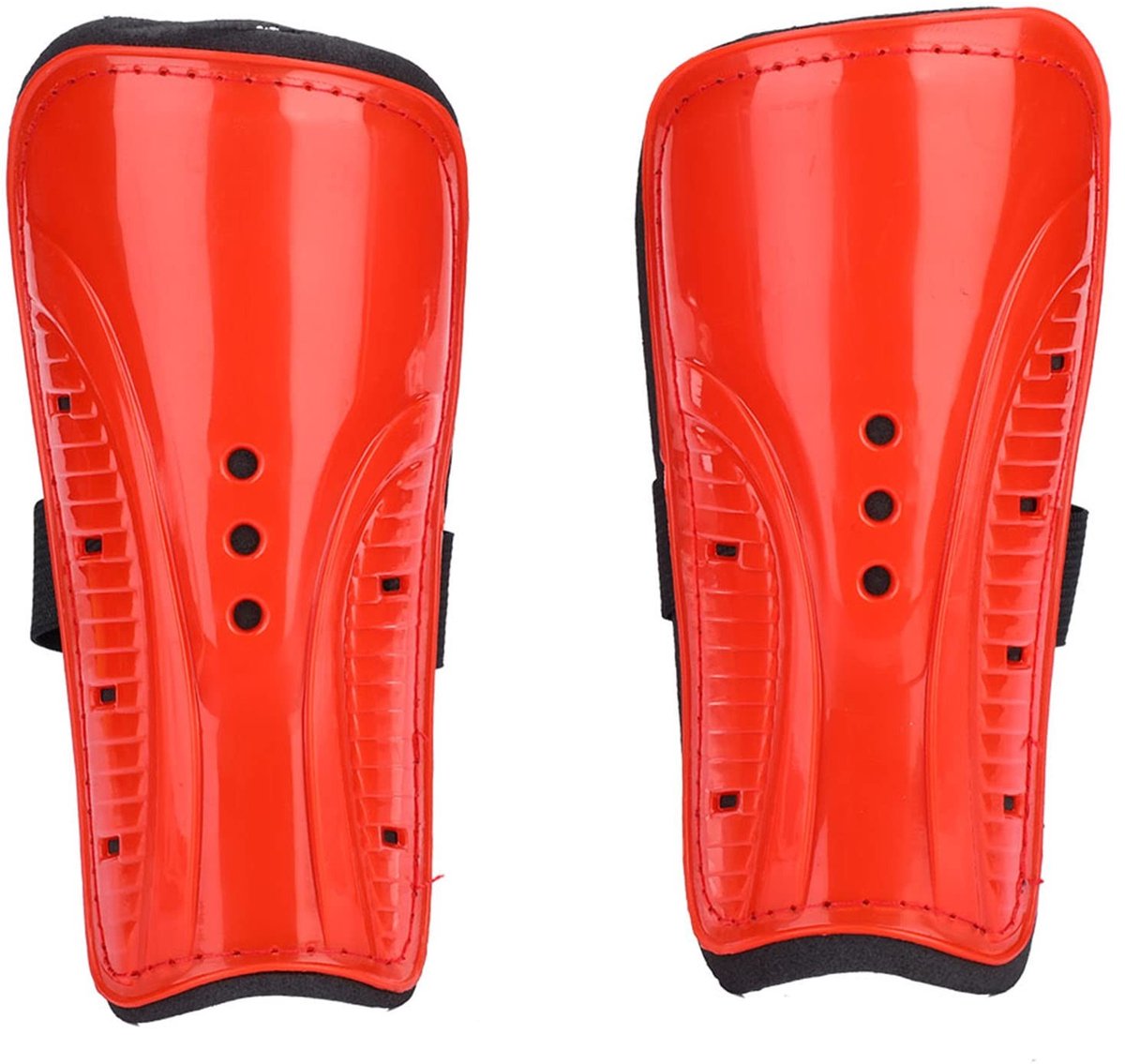 SMOAKEZ- Voetbalscheenbeschermers - Lichtgewicht - Gewatteerd - Ergonomisch - Bescherming tegen stoten - Comfortabele pasvorm - Voor volwassenen en jeugd - Beenbeschermers