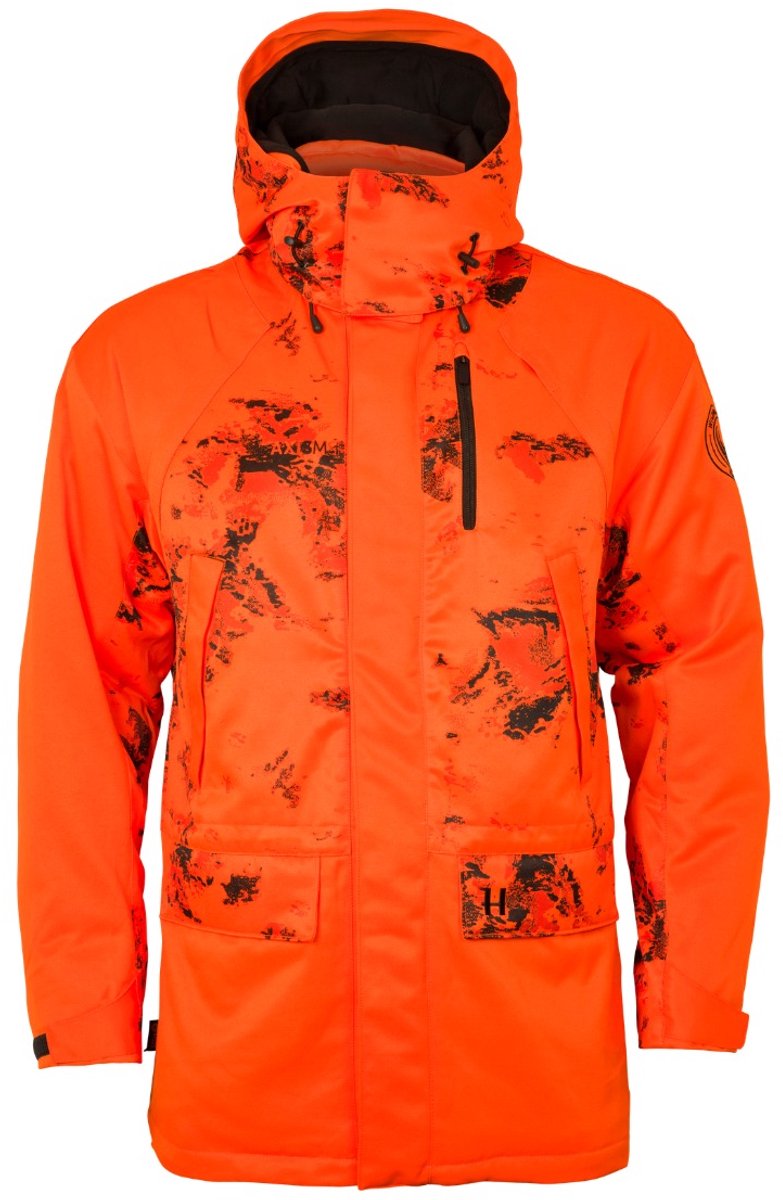 Härkila Wildboar Pro Blaze Camo HWS Geïsoleerde Jas Outdoor Jas Scandinavische Jas Jacht Jas Cypress