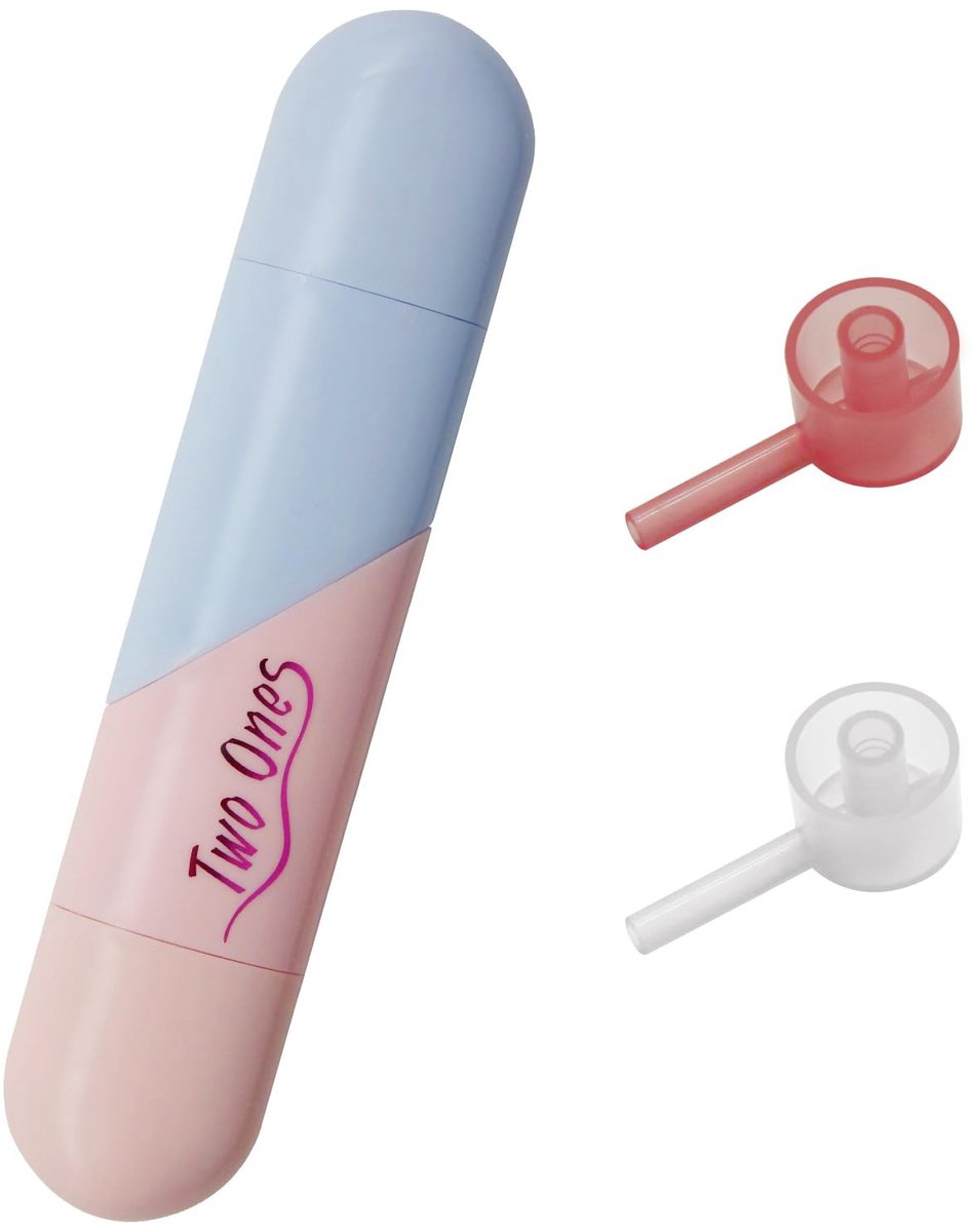 Dailygoods- Parfumfles Navulbaar 2-in-1 Design - Parfumverstuiver - Leeg Flesje - Draagbaar - Hartvormig - 5ml + 5ml Inhoud