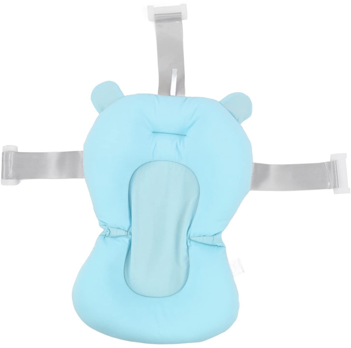 Dailygoods- Babybadkussen Drijvend - Vouwbaar - Verstelbaar - Veiligheidsgordels - Ondersteuning - Gemakkelijk schoon te maken - Babybadsteun