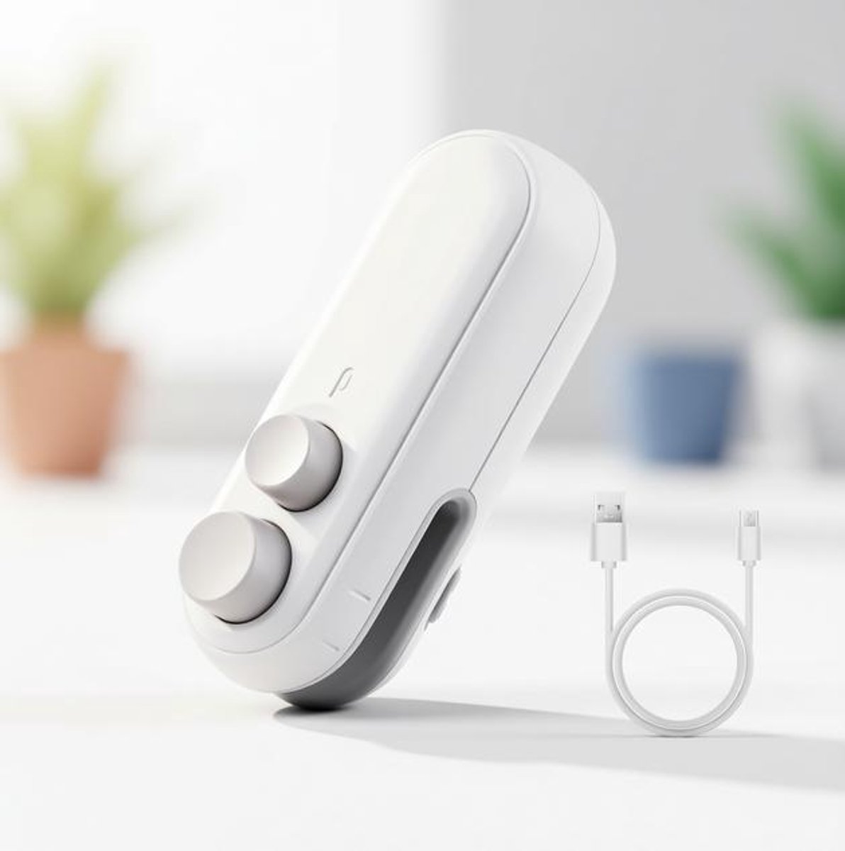 ElleMooi Mini Folienschweißgerät - 2-in-1 Versiegelingsmachine met Cutter - USB Oplaadbaar