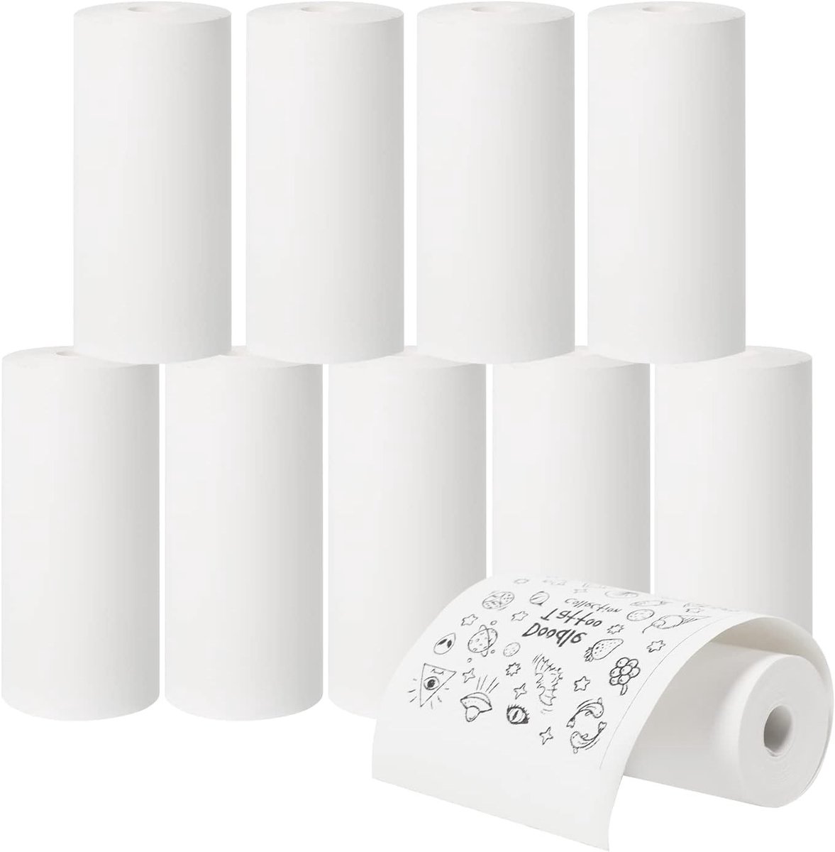 Thermisch Papier Rollen - Bonrollen Kassabon - Labels Printen - Ink Free Printing - 57 x 25 mm - Wit