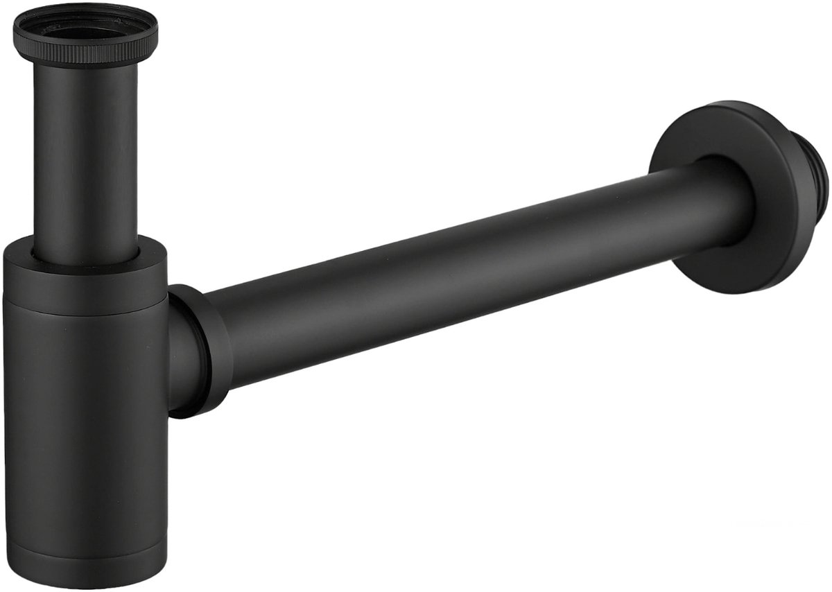 LOMAZOO Sifon Wastafel 44 mm - Mat Zwart