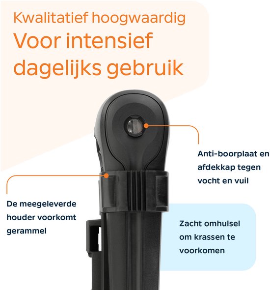 AXA Fold 85 - Vouwslot - Fietsslot - Voor elk type Fiets - Met Houder - 85 cm lang - Zwart van AXA — afbeelding 3
