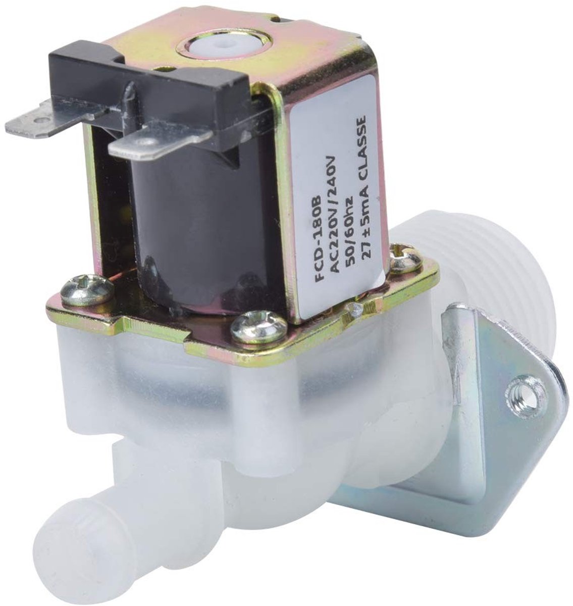 Dailygoods - Waterklep - Elektrische klep - Kunststof - Solenoïde - Waterdispensers - Koelkasten - Wasmachines