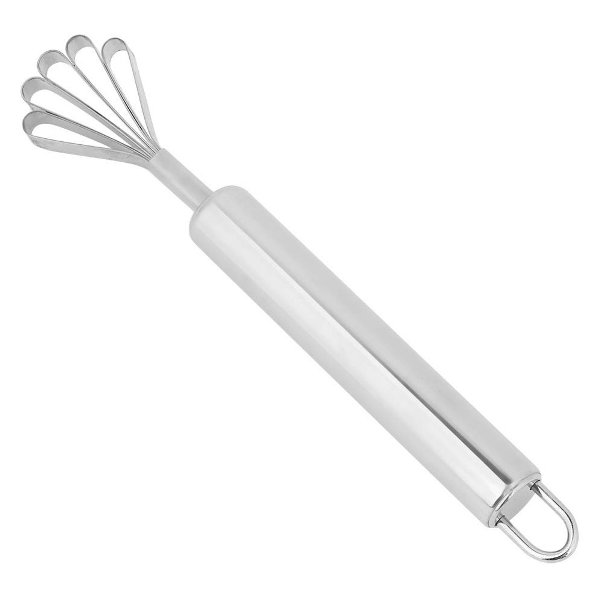 Dailygoods- Kokosnoot Schraper - RVS Kokosvlees Schaafmachine - Keukenrasp met Opvangbakje - Multifunctionele Rasp - 19,5 cm Grootte - Voedingskwaliteit Roestvrij Staal