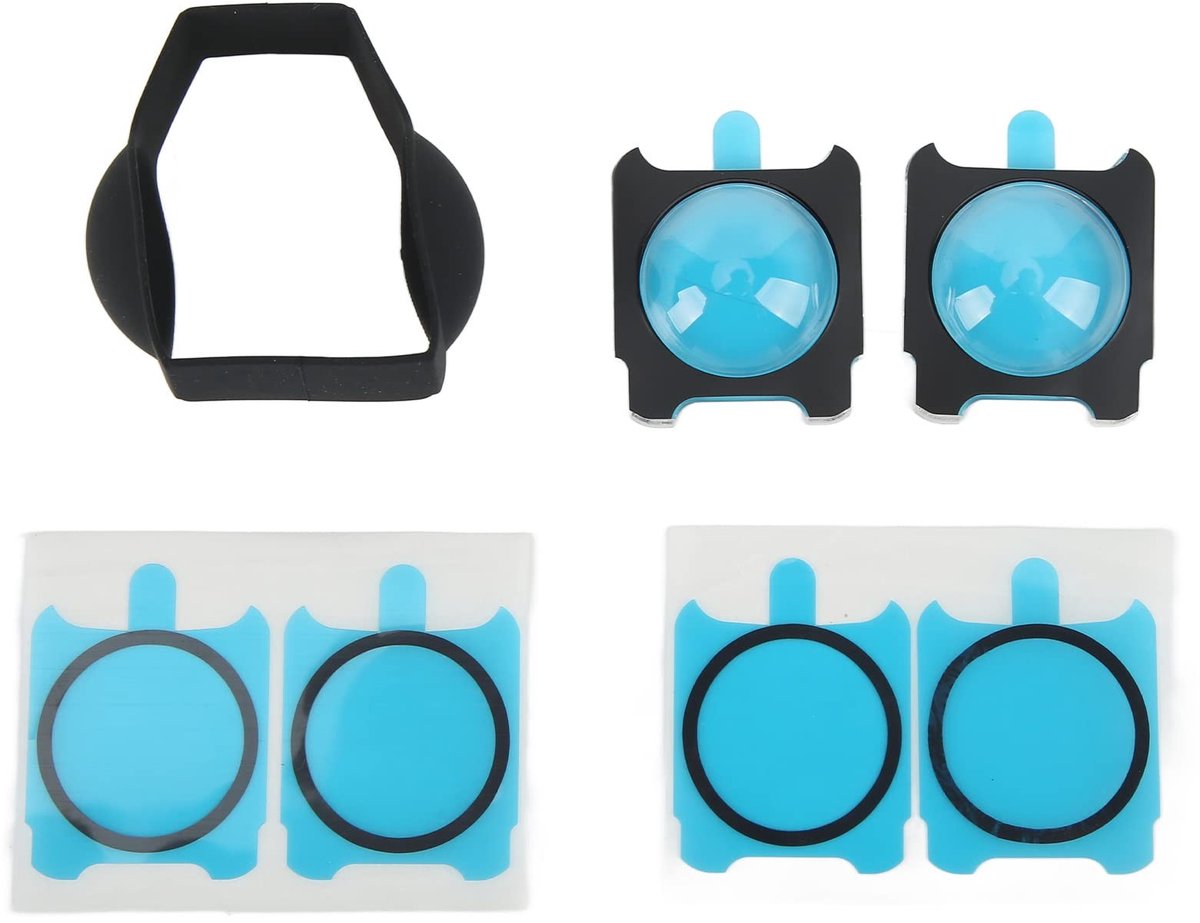 Dailygoods - Zelfklevende Cameralensbeschermers voor ONE R RS Actiecamera