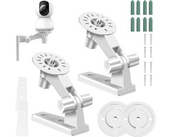 Verstelbare Camera Wandhouder voor Tapo C210/C200/C225/C220/Tc70 Kasa Ec70/Kc410s - 180° Rotatie, Set van 2 voor Beveiligingscamera's