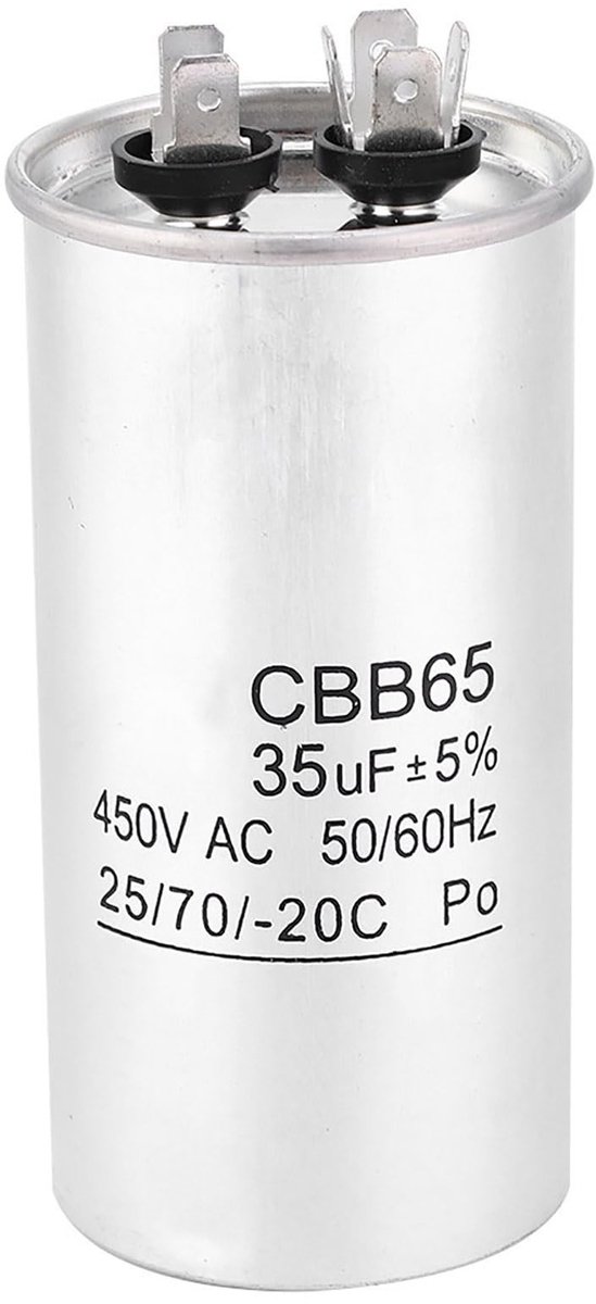 Dailygoods - Condensator - CBB65A - Startcondensator voor airconditioning - 450V - 35UF - Waterdicht en betrouwbaar - Ideaal voor industriële apparatu...