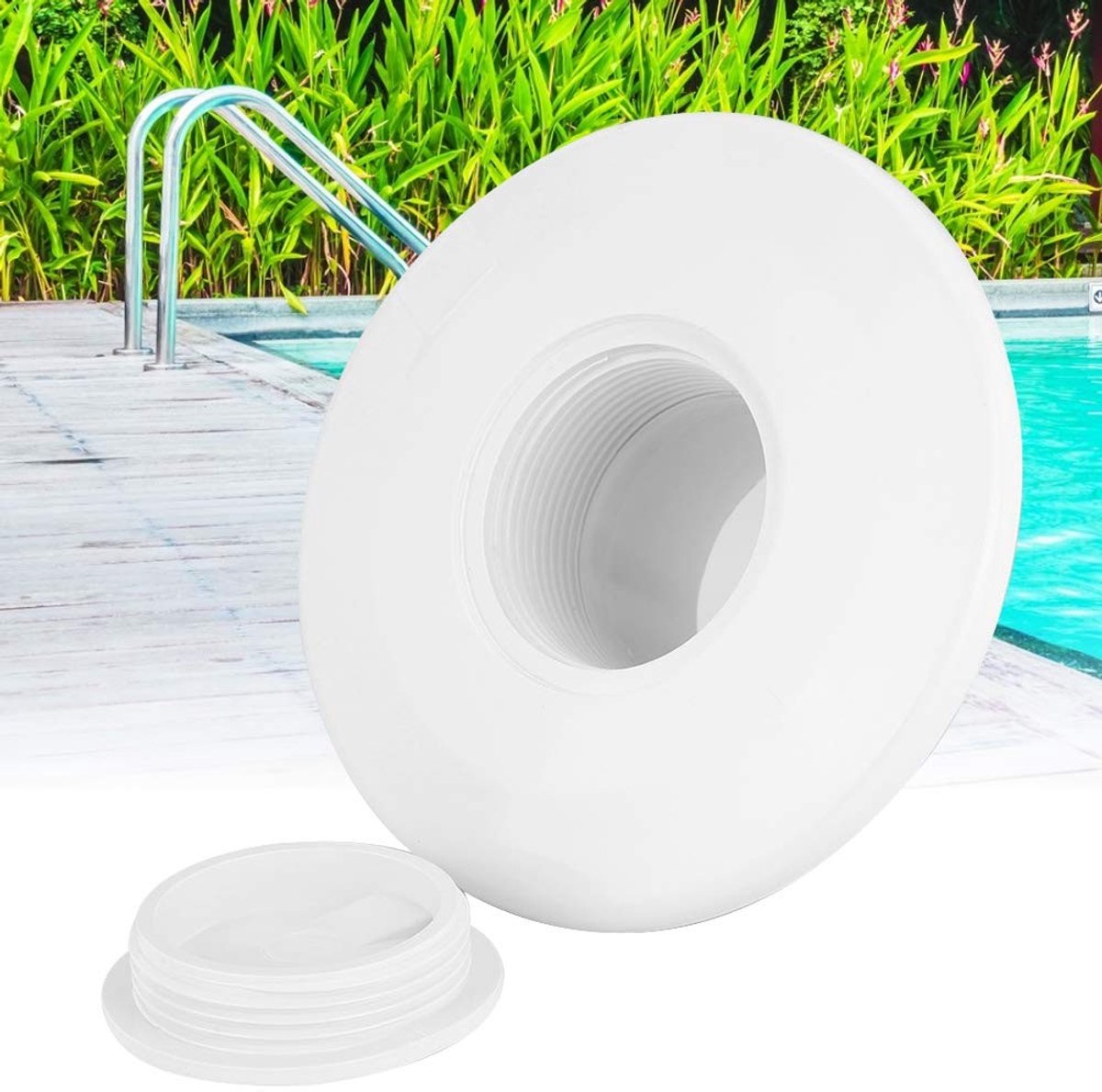 Dailygoods- Poolafvoer Hoogwaardige Accessoires - Vervangend Toebehoren - ABS Materiaal - Corrosiebestendig - Eenvoudig te Installeren - Geschikt voor Zwembad - Zwembadafvoer