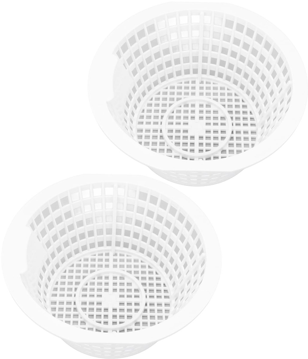 Dailygoods- Skimmermand 2 stuks - Duurzaam kunststof - Voor zwembad/spa - Afmetingen 15,7 x 15 x 7 cm - Slijtagebestendig - Lichtgewicht 130 gram - Zwembadmand