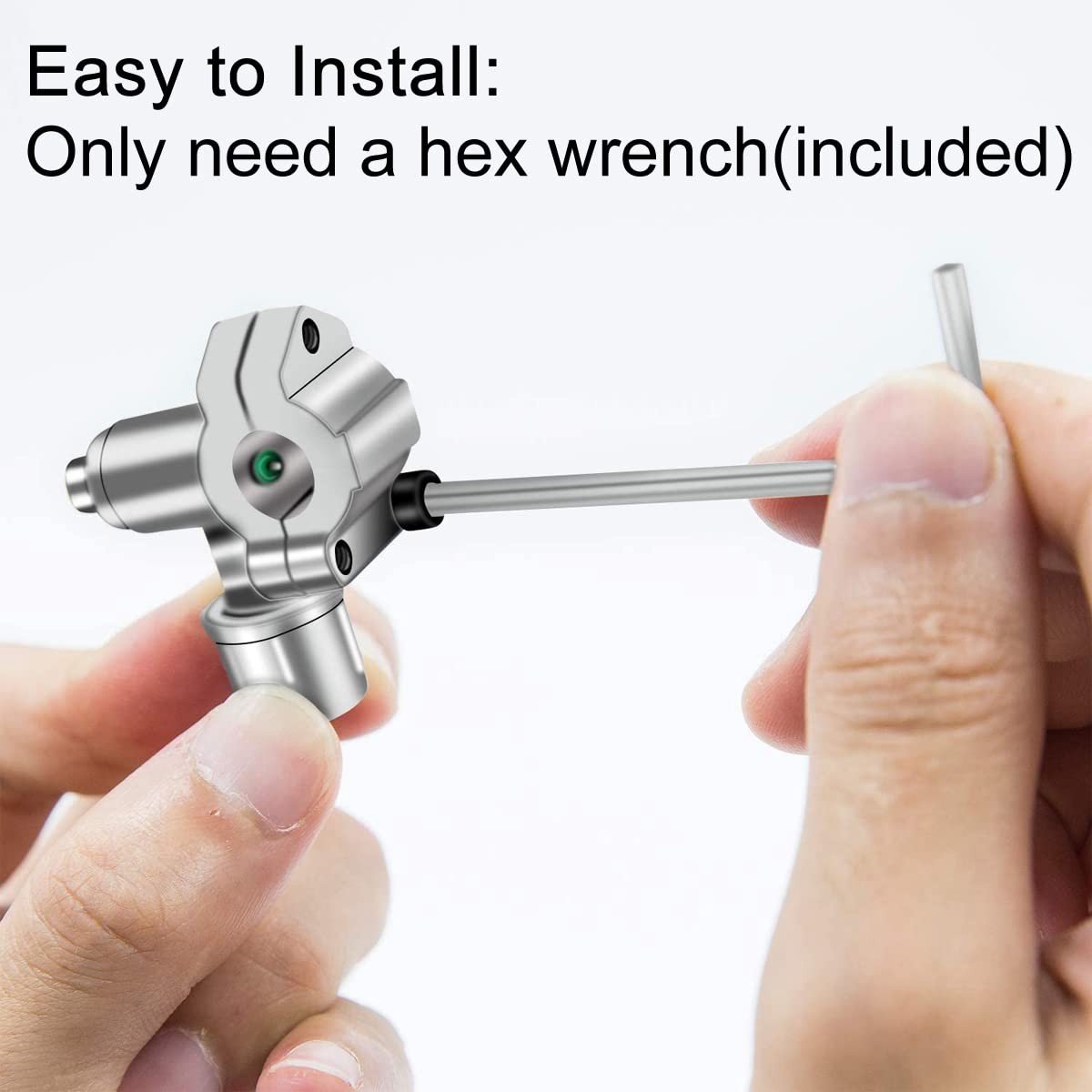 Dailygoods- Plug-Through Valve BPV-31 - 3-in-1 Toegang - Geschikt voor 1/4", 5/16", 3/8" Buizen - Verstelbaar - Zinklegering - Inclusief 2 Stuks - Doorsteekventiel