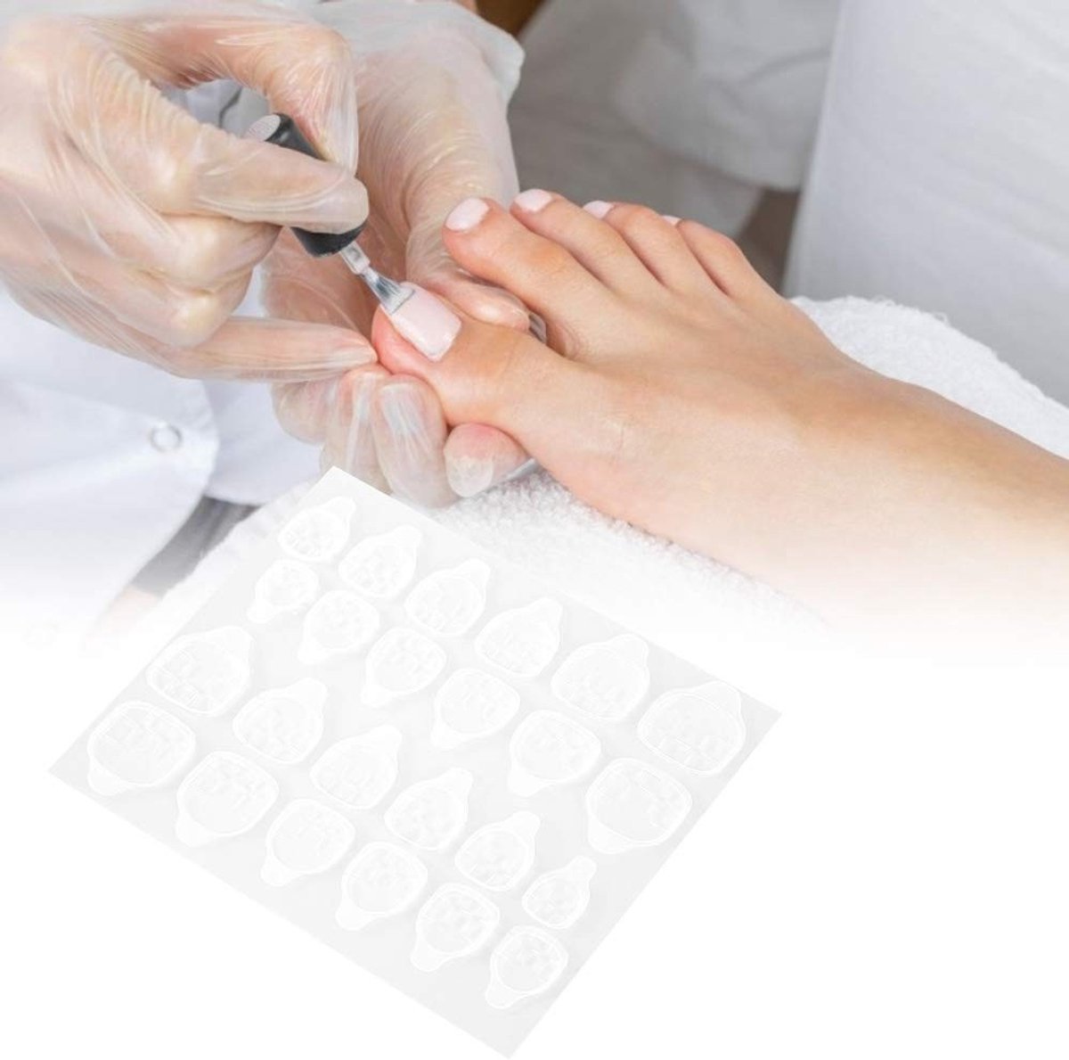 Dailygoods- Teennagelstickers - Waterdicht - Ademend - Kunststof - 10 Vellen - Sterke Viscositeit - Geschikt voor Professioneel Gebruik - Nagellijm
