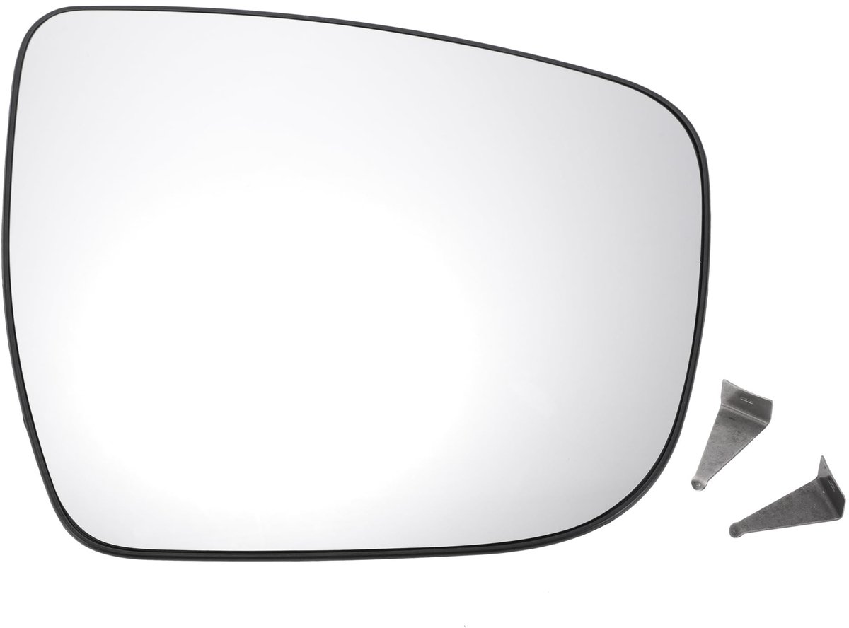 Dailygoods - Buitenspiegelglas - Convex Verwarmd - Geschikt voor Nissan Qashqai J11/X-Trail 2014-2020 - Vervangingsglas - Echt glas voor elektrisch be...