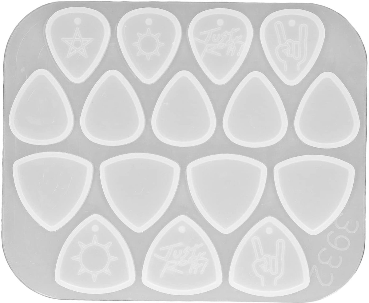 Dailygoods - Gitaar Plectrums Siliconen Mal - Herbruikbare DIY Driehoek Plectrums