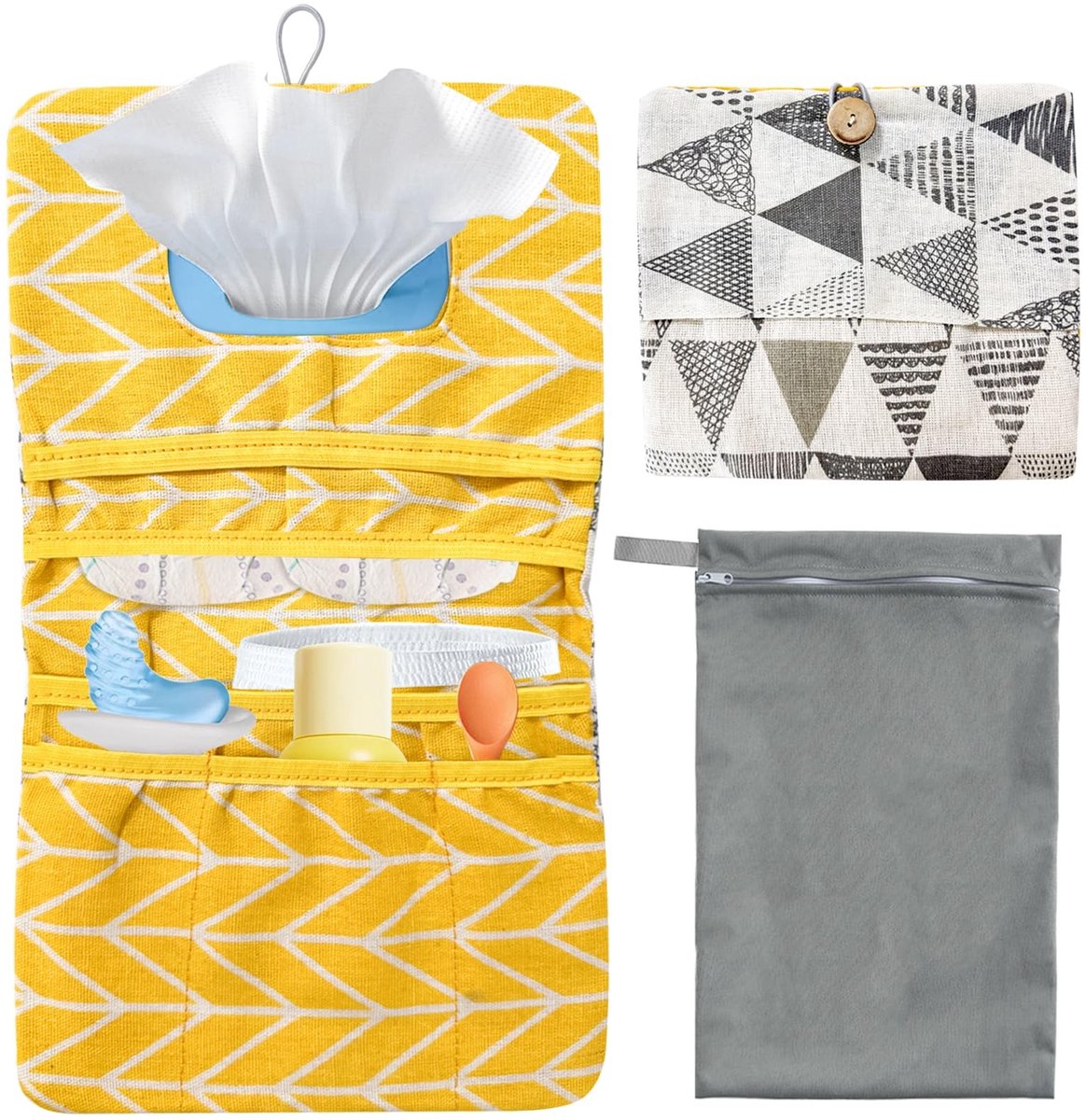 Dailygoods- Luiertas - Opvouwbaar - Luiertas Rugzak - Organiser - Veilig Materiaal - Ideaal voor Onderweg - Luiertasorganizer