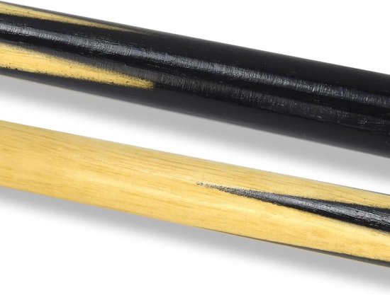 Biljartkeu Kinderen - Snookertafel Keu - Biljart Spelen - Handgepolijst Essenhout - 90 cm - Natuurlijk — afbeelding 5