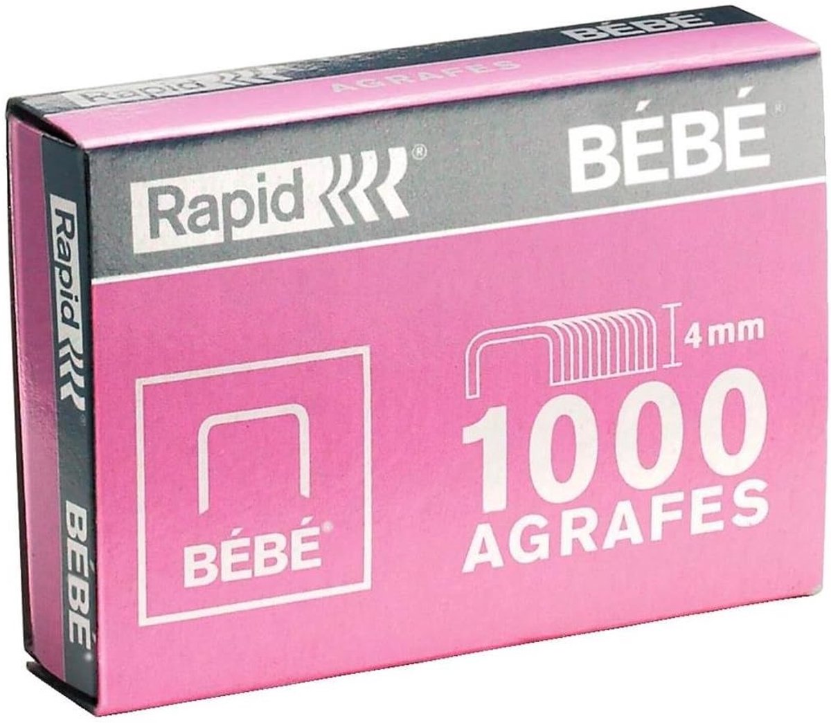 Vullingen voor nietmachines - Nietjes - Papier nieten - Kopercoating - 1000 stuks - Roze