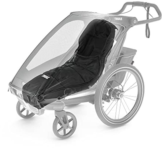 Voetenzak - Babyzak - Buitenactiviteiten - Verstelbare capuchon - One Size - Zwart — afbeelding 2