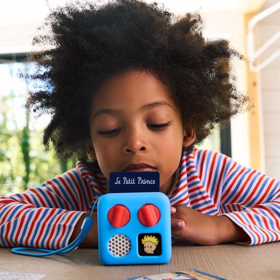 Draagbare Audio Speler - Verhalenbox Kinderen - Luisteren Onderweg - Inclusief 8 Luisterboeken - 14 Uur Batterij - Blauw — afbeelding 3