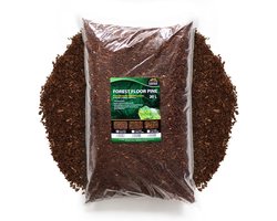Bodem Bedekking - Houtvezel - Terrarium Inrichting - Fijne Structuur - 20 Liter - Bruin