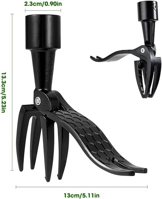 Dailygoods- Onkruidsteker Duurzaam - Wortelverwijderaar - Afneembaar Gereedschap - Handgreep - Tuinonderhoud - Schokbestendig - Onkruidverwijderaar van Dailygoods — afbeelding 3