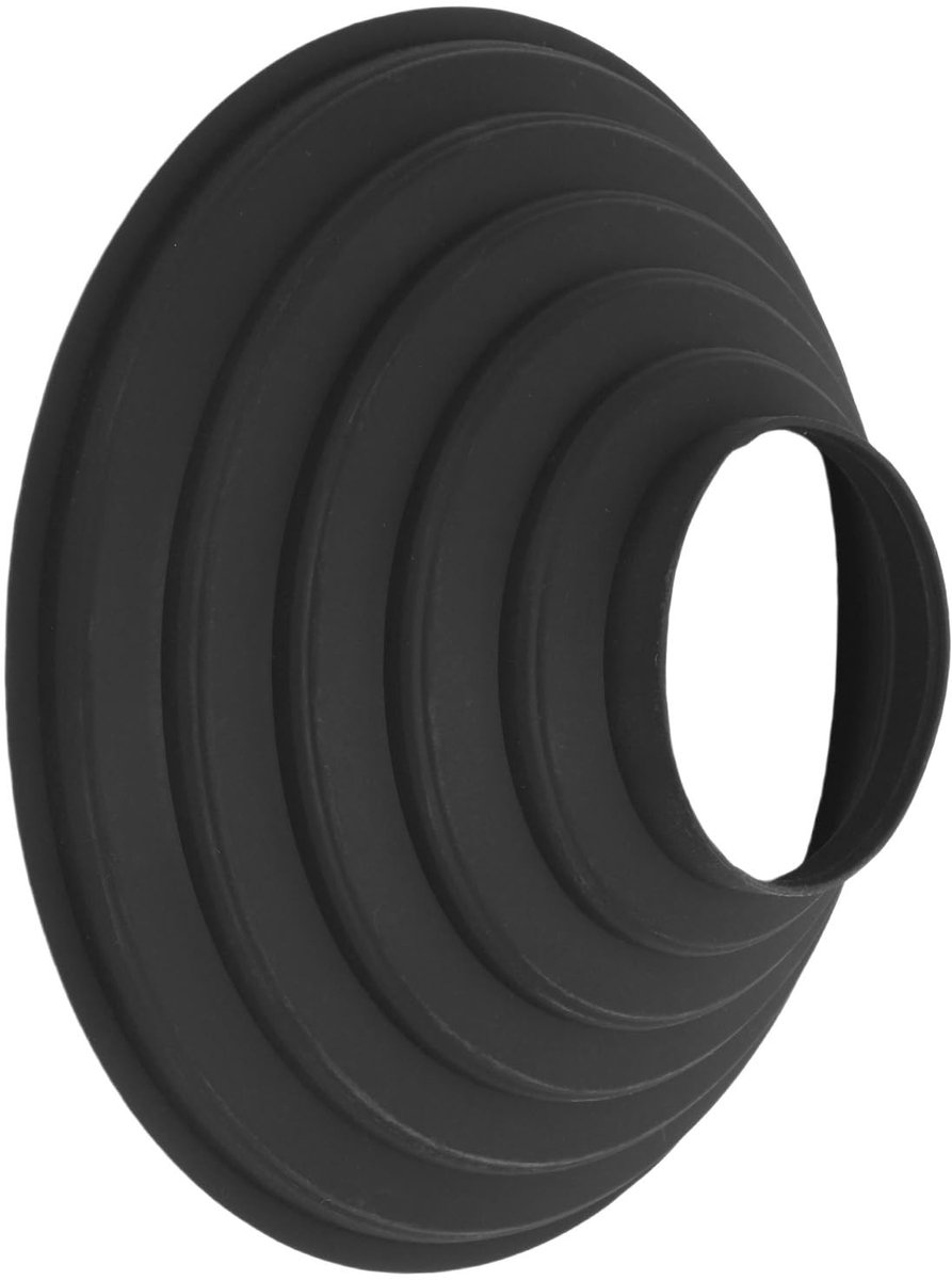 Dailygoods- Lenskap Opvouwbaar - Universele Lenskap - Compatibel met DSLR-camera's - Voor lenzen 70-90 mm - Siliconen - Lichtgewicht - Lensbescherming