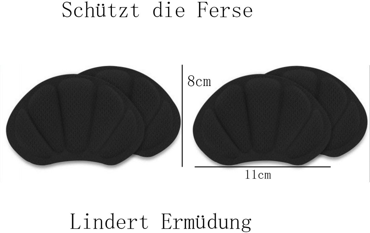 Dailygoods- Hielpads 2 Stuks - Knikbescherming - Inlegzolen Heren/Dames - Antislip - Hoogwaardig Materiaal - Ergonomisch Ontwerp