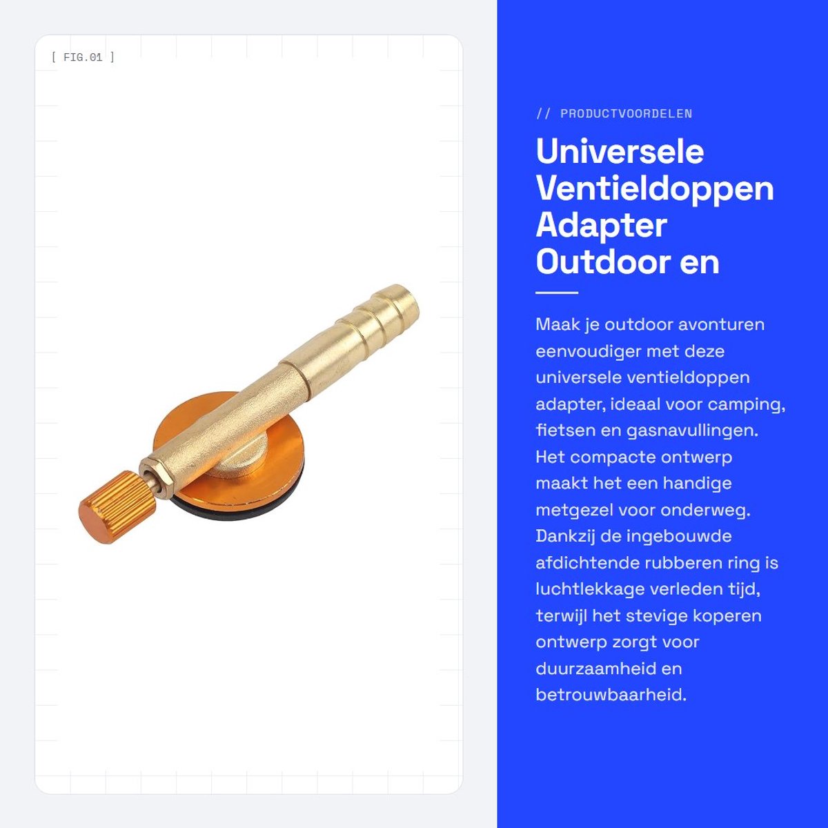 Dailygoods - Universele Ventieldoppen Adapter - Outdoor en Camping Accessoire - Rood - Fiets en Gasnavulling - Veiligheidsfornuis Converter - Handig e...
