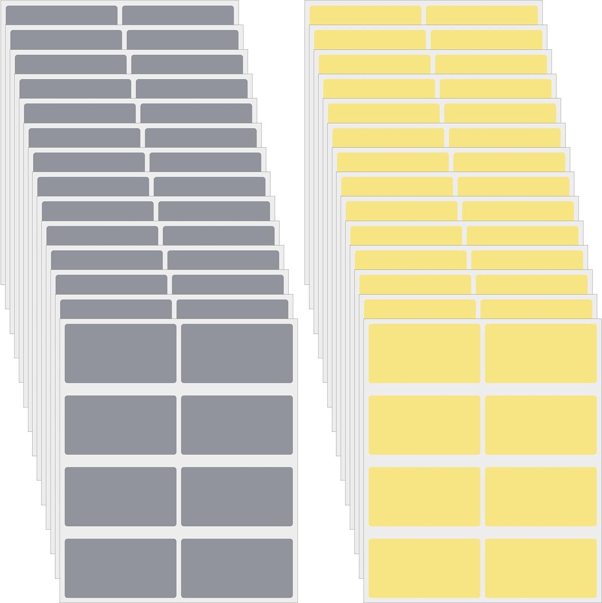 Dailygoods- Krasstickers 30 Stuks - Zelfklevend - Goud/Zilver - DIY Verrassingen - Spel/Activiteit - Hoogwaardige Kwaliteit - Kraskaarten