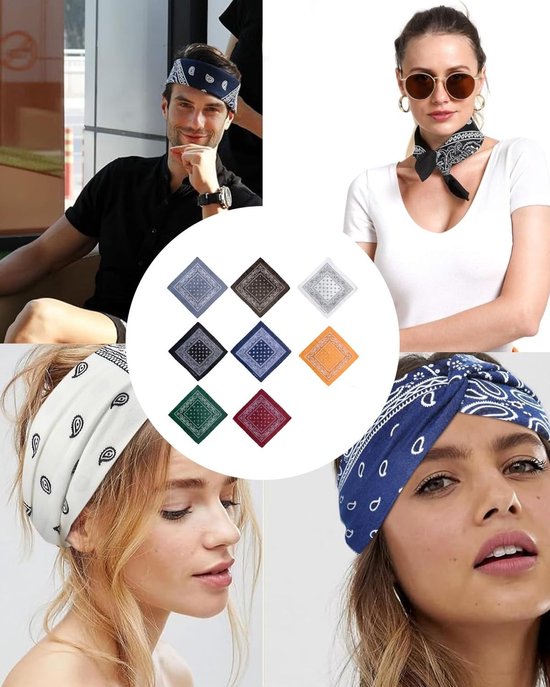 Dailygoods - Dameshaarband - Boho-hoofdband - Comfortabel en ademend - Meerkleurig - Sportaccessoires voor yoga - Ideaal voor elke gelegenheid van Dailygoods — afbeelding 4