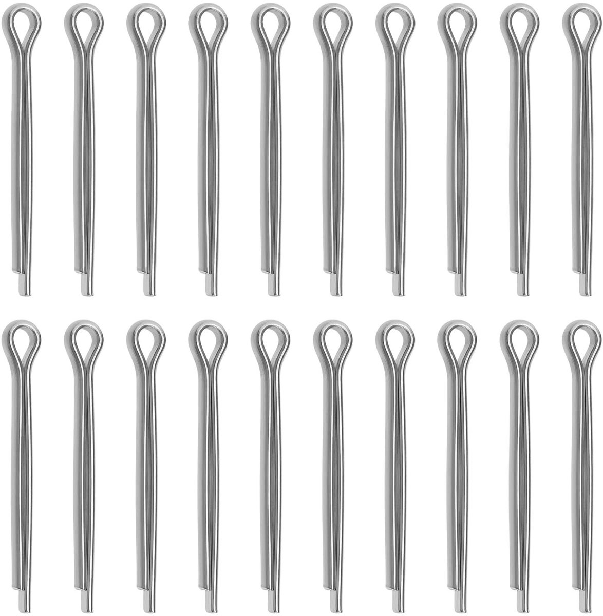 Dailygoods- Remblokken - 20 stuks - Roestvrij Staal - Bevestigingsclips - Geschikt voor Shimano/Tektro - Duurzaam en Sterk - Rempennen
