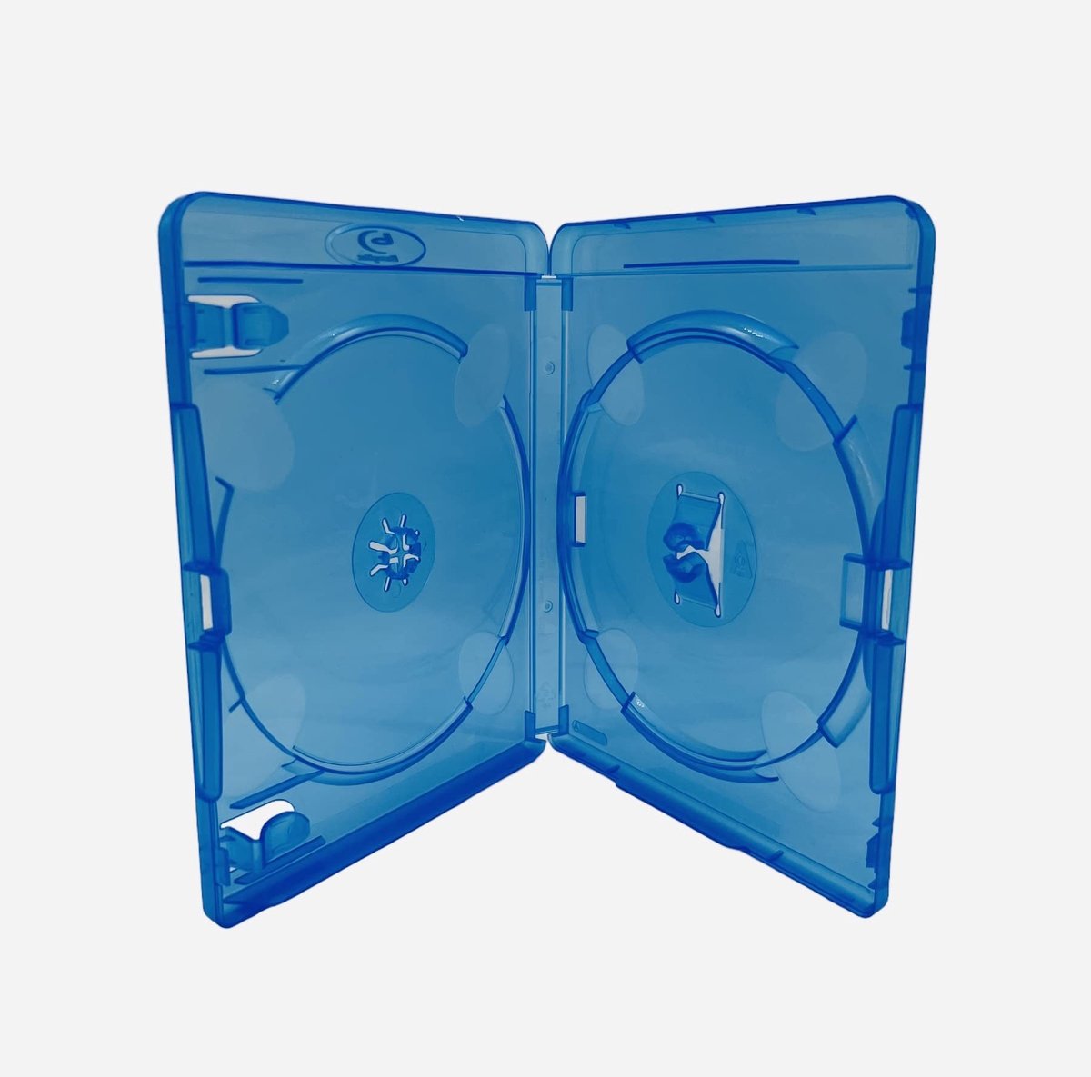 Dailygoods- Blu-ray Case 15mm Rug - Dual Blu-ray Case - Face-on-Face - Milieuvriendelijk - Herbruikbare RedTag Technologie - Duidelijke Buitenwrap - Dvd Case