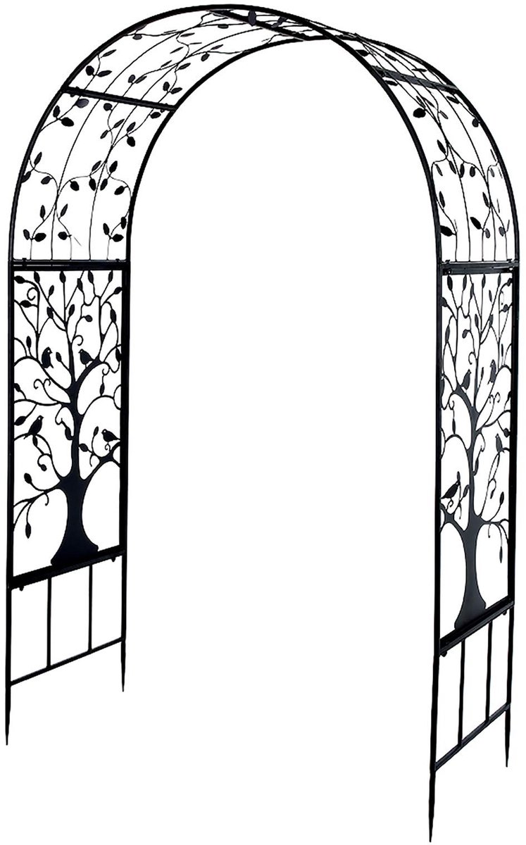 Dailygoods - Decoratieve Tuin Rozenboog - Klimplant Ondersteuning - Elegant Design - Bruiloft Decoratie - Tuinboog voor Buiten - Geschikt voor Tuin en...